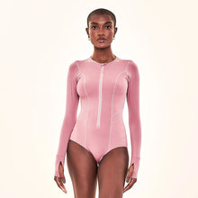 Load image into Gallery viewer, Image 05: Uv Line One-Piece Swimsuit Macae Malva Upf50+