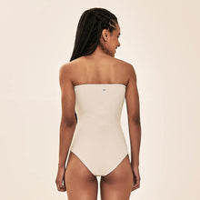 Load image into Gallery viewer, Model Back: Uv Line One-Piece Duna Bandeau Upf50+