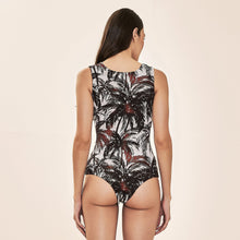Load image into Gallery viewer, Model Back: Uv Line One-Piece Mirela Coqueiros Bege Upf50+