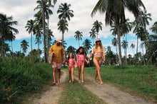 Load image into Gallery viewer, Image 05: Uv Line Girl's Two-Piece Bikini Girl Solar Rose