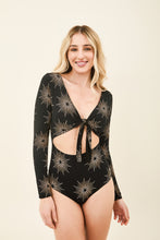 Load image into Gallery viewer, Gallery: Uv Line One-Piece Marina Shine Preto Malva