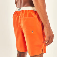 Load image into Gallery viewer, Image 05: Uv Line Short For Men / Bermuda Shorts Boxer Orange Upf50+