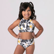 Load image into Gallery viewer, Image 04: Uv Line Girl's Two-Piece Trikini Brasil Upf50+
