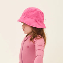Load image into Gallery viewer, Image 02: Uv Line Bucket Hat Napoli Basic Kids Pink Upf50+
