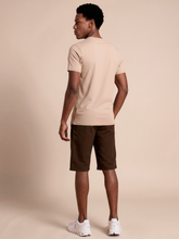 Load image into Gallery viewer, Model Back: Uv Line T-Shirt For Men T-Shirt New Fit Masc Sand Upf50+
