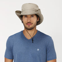 Load image into Gallery viewer, Image 02: Uv Line Floppy Hat Safari Kaki Upf50+
