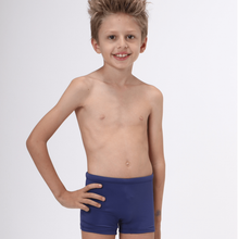 Load image into Gallery viewer, Image 05: Uv Line Boy's Swimwear Trunks Kids F Inf Navy Blue Upf50+
