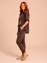 Load image into Gallery viewer, Image 03: Uv Line Shirtdress Shirt Copa Brown Upf50+
