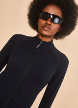 Load image into Gallery viewer, Image 05: Uv Line Rash Guard Jacket Fem New Fit Black Upf50+
