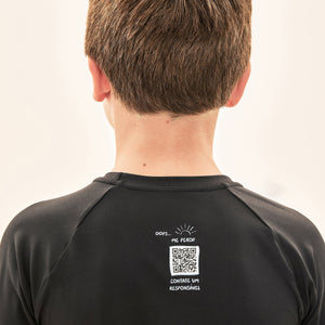 Rash Guard - Acqua Qr Code Preto Upf50+ - Black – UV.LINE