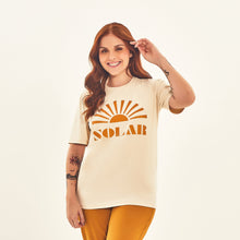 Load image into Gallery viewer, Image 03: Uv Line Fitness Top T-Shirt Solar Off White Upf50+
