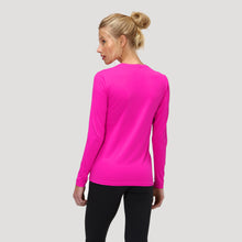 Load image into Gallery viewer, Model Back: Uv Line Rash Guard Camiseta Uv X Pro Ml Rosa Upf50+
