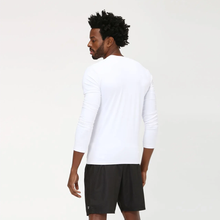 Load image into Gallery viewer, Model Back: Uv Line Rash Guard Longsleeve Uvpro Branco Upf50+
