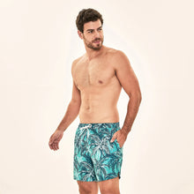 Load image into Gallery viewer, Image 02: Uv Line Swim Shorts Short Acqua Coqueiros Turquesa Upf50+
