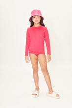 Load image into Gallery viewer, Image 04: Uv Line Bucket Hat Basic Kids Pink Rosa Upf50+
