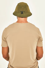 Load image into Gallery viewer, Model Back: Uv Line Bucket Hat Hat Toronto Colors Masc Military Green Upf50+
