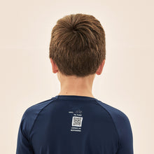 Load image into Gallery viewer, Image 04: Uv Line Rash Guard Acqua Qr Code Marinho Upf50+

