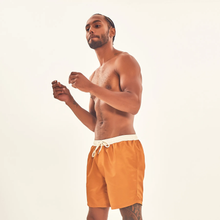 Load image into Gallery viewer, Image 03: Uv Line Short For Men / Bermuda Shorts Boxer Ocre Upf50+

