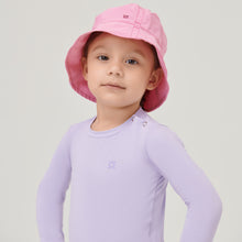 Load image into Gallery viewer, Image 04: Uv Line Bucket Hat Napoli Basic Kids Rosa Chiclete Upf50+

