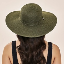 Load image into Gallery viewer, Model Back: Uv Line Floppy Hat Hat Jurere Imp Fem Green Militar Upf50+
