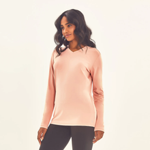 Load image into Gallery viewer, Image 02: Uv Line Rash Guard Longsleeve Sport Fit Solar Rose Upf50+
