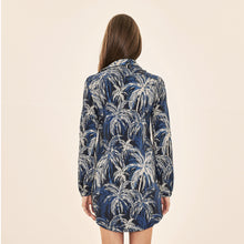 Load image into Gallery viewer, Image 07: Uv Line Shirtdress Shirtdress Coqueiros Marinho Upf50+
