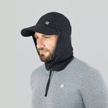 Load image into Gallery viewer, Image 02: Uv Line Flap Hat Neck Cap Africa 2021 Masc Black Upf50+
