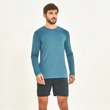 Load image into Gallery viewer, Model Front: Uv Line Rash Guard Longsleeve Sport Fit Aco
