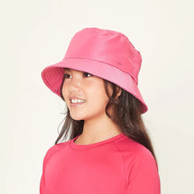 Load image into Gallery viewer, Image 02: Uv Line Bucket Hat Basic Kids Pink Rosa Upf50+
