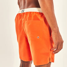 Load image into Gallery viewer, Image 05: Uv Line Short For Men / Bermuda Shorts Boxer Orange Upf50+
