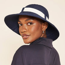 Load image into Gallery viewer, Image 05: Uv Line Floppy Hat Hat Paris Ville L Fem Blue White Upf50+
