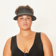 Load image into Gallery viewer, Model Front: Uv Line Visor Visor Leblon Militar Green Upf50+
