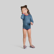 Load image into Gallery viewer, Image 06: Uv Line Baby Swimwear Macaquinho Baby Listras Upf50+
