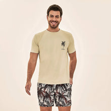 Load image into Gallery viewer, Model Front: Uv Line T-Shirt For Men T-Shirt Uvline Coqueiro Upf50+
