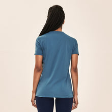 Load image into Gallery viewer, Model Back: Uv Line Fitness Top T-Shirt Sport Fit Aco Upf50+
