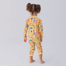Load image into Gallery viewer, Model Back: Uv Line Girl&#39;s One-Piece Baby Dino
