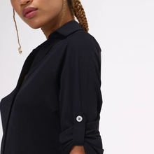 Load image into Gallery viewer, Image 04: Uv Line Shirtdress Copenhagen Fpu50+ Shirtdress Black Uv
