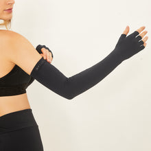 Load image into Gallery viewer, Image 06: Uv Line Glove Extra Long Glove Preto Upf50+
