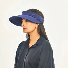 Load image into Gallery viewer, Image 02: Uv Line Visor Grecia Navy Fit Upf50+

