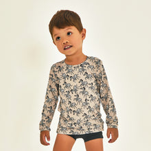 Load image into Gallery viewer, Image 02: Uv Line Rash Guard Longsleeve Baby Zebra Upf50+
