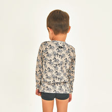 Load image into Gallery viewer, Model Back: Uv Line Rash Guard Longsleeve Baby Zebra Upf50+
