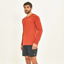 Load image into Gallery viewer, Image 02: Uv Line Rash Guard Longsleeve Sport Fit Ferrugem Upf50+
