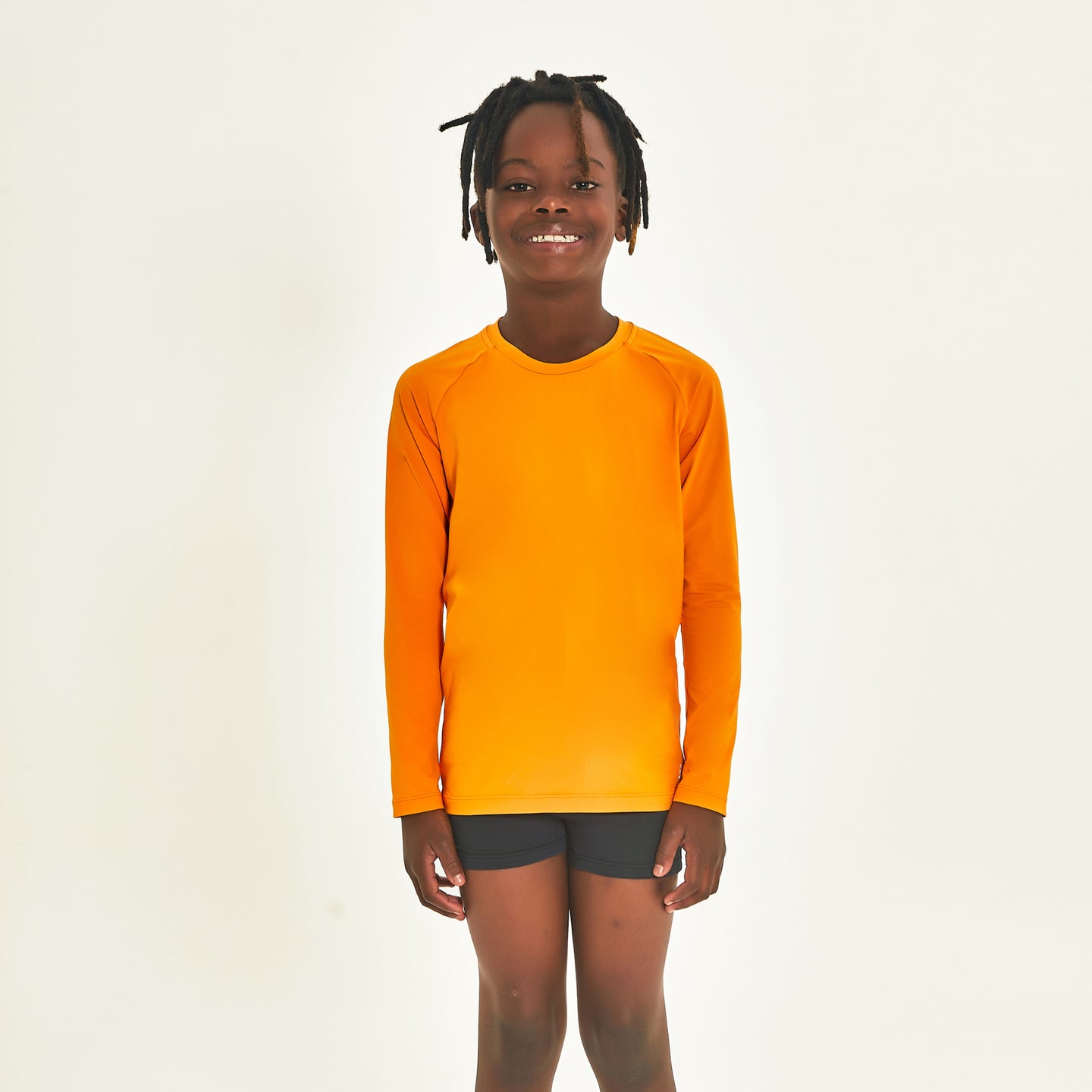 Model Front: Uv Line Rash Guard Longsleeve Uprpo Inf Amarelo Queimado Upf50+