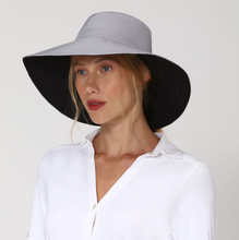 Load image into Gallery viewer, Image 02: Uv Line Floppy Hat San Diego Cinza Preto Upf50+
