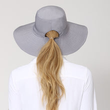 Load image into Gallery viewer, Model Back: Uv Line Floppy Hat San Diego Cinza Preto Upf50+

