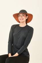 Load image into Gallery viewer, Image 05: Uv Line Floppy Hat San Diego Preto Caramelo Upf50+
