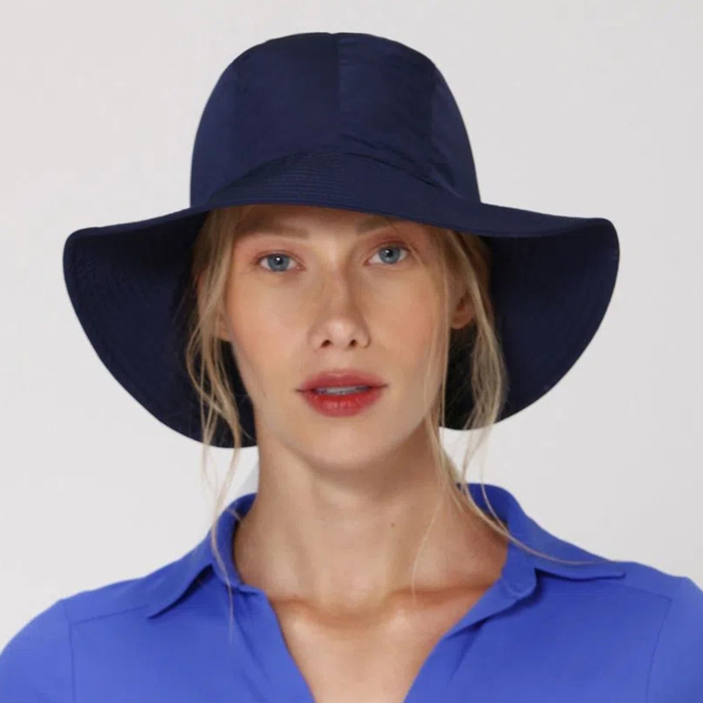Gallery: Uv Line Floppy Hat San Remo Fpu50+ Hat Navy Blue Uv