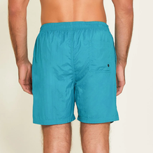 Load image into Gallery viewer, Model Back: Uv Line Short For Men / Bermuda Short Lucca Petroleo Upf50+
