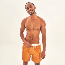 Load image into Gallery viewer, Gallery: Uv Line Short For Men / Bermuda Shorts Boxer Ocre Upf50+
