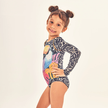 Load image into Gallery viewer, Image 02: Uv Line Girl&#39;s One-Piece Swimsuit Girl Tucano Upf50+
